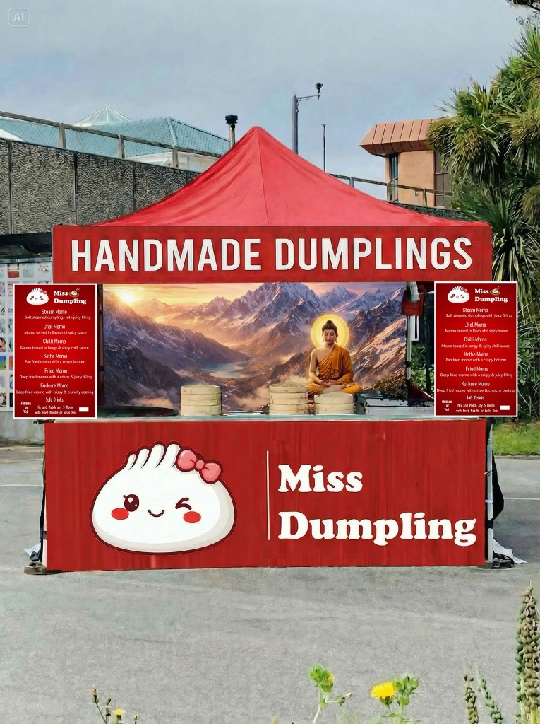 Miss Dumpling Branded Stall